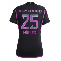 Dámy Fotbalový dres Bayern Munich Thomas Muller #25 2023-24 Venkovní Krátký Rukáv